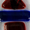 Red Wired Art Pendant