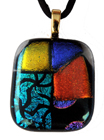Multi-coloured Dichroic Pendant