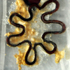 Red Wired Art Pendant