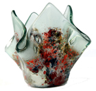 Float Glass Votive with Coloured Inclusions
